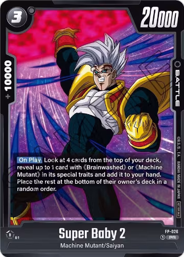 Super Baby 2 (FP-026), Fusion World Promotion Cards and Packs — DB Fusion card price