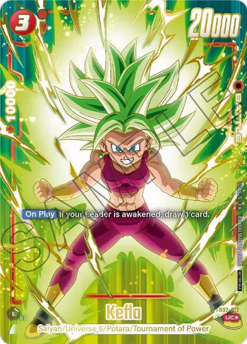 Kefla (Championship Pack 03 Finalist) (FB02-012), Tournament and Championship Promos — DB Fusion card price