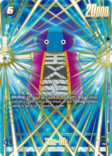 Zen-Oh (Championship Pack 03 Finalist) (FB02-049), Tournament and Championship Promos — DB Fusion card price