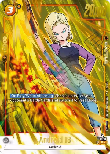 Android 18 (Championship Pack 03) (FB02-116), Tournament and Championship Promos — DB Fusion card price