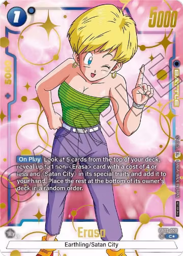 Erasa (Championship Pack 03) (FB03-028), Tournament and Championship Promos — DB Fusion card price
