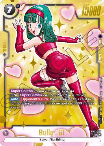 Bulla : GT (Championship Pack 03) (FB03-127), Tournament and Championship Promos — DB Fusion card price