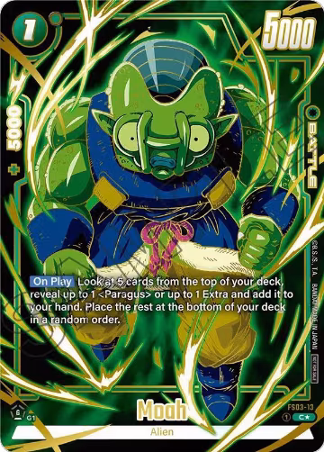 Moah (Championship Pack 03 Finalist) (FS03-13), Tournament and Championship Promos — DB Fusion card price