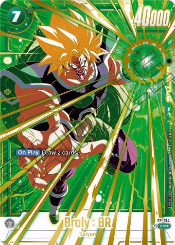 Broly : BR - FP-014 (Selection Pack 01 Finalist) (FP-014), Tournament and Championship Promos — DB Fusion card price