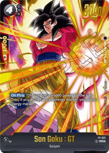 Son Goku : GT - FP-022 (Selection Pack 01) (FP-022), Tournament and Championship Promos — DB Fusion card price