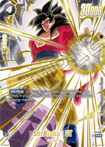 Son Goku : GT - FP-022 (Selection Pack 01 Finalist) (FP-022), Tournament and Championship Promos — DB Fusion card price