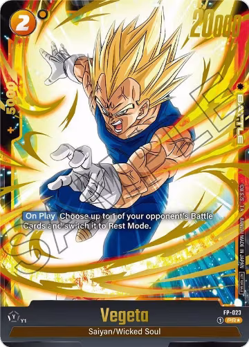 Vegeta - FP-023 (Selection Pack 01) (FP-023), Tournament and Championship Promos — DB Fusion card price