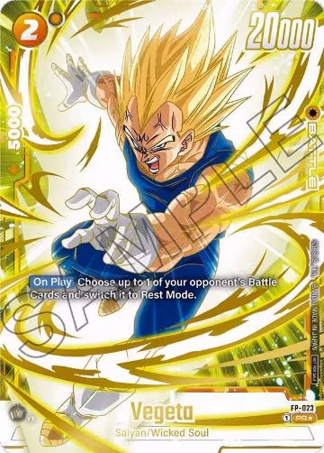 Vegeta - FP-023 (Selection Pack 01 Finalist) (FP-023), Tournament and Championship Promos — DB Fusion card price