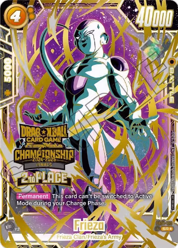 Frieza - FB01-129 (Championship 2024-2025 Finals 2nd Place) (FB01-129), Tournament and Championship Promos — DB Fusion card price
