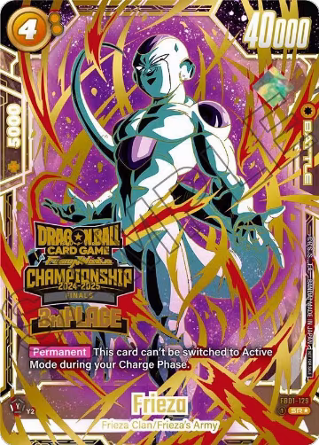 Frieza - FB01-129 (Championship 2024-2025 Finals 3rd Place) (FB01-129), Tournament and Championship Promos — DB Fusion card price