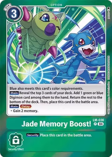 Jade Memory Boost! (LM-036 P), Special Limited Set — Digimon card price