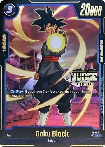 Goku Black - FB01-037 (Judge Pack (Event Judge) 01) (FB01-037), Tournament and Championship Promos — DB Fusion card price