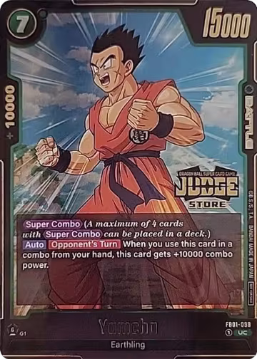 Yamcha (Judge Pack (Event Judge) 01) (FB01-098), Tournament and Championship Promos — DB Fusion card price