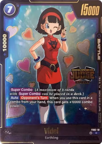 Videl (Judge Pack (Event Judge) 01) (FS02-10), Tournament and Championship Promos — DB Fusion card price
