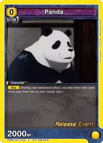 Panda (015) (UEPR/JJK-1-015), Jujutsu Kaisen Release Event Cards — Union Arena card price