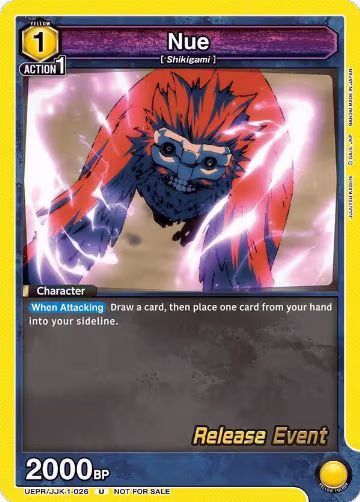 Nue (UEPR/JJK-1-026), Jujutsu Kaisen Release Event Cards — Union Arena card price