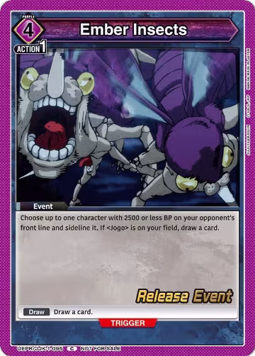 Ember Insects (UEPR/JJK-1-095), Jujutsu Kaisen Release Event Cards — Union Arena card price