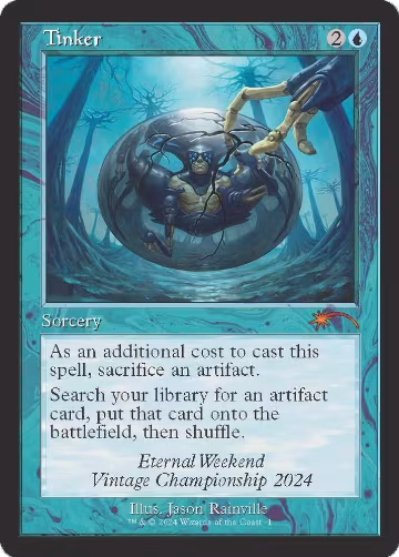 Tinker (Retro Frame) (Eternal Weekend 2024 Promo) (1), Unique and Miscellaneous Promos — Magic card price