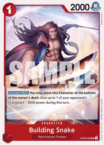 Building Snake (OP09-008), Emperors in the New World — One Piece card price