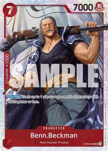 Benn.Beckman (OP09-009), Emperors in the New World — One Piece card price