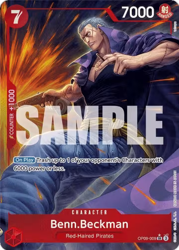 Benn.Beckman (Parallel) (OP09-009), Emperors in the New World — One Piece card price