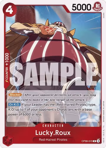 Lucky.Roux (OP09-015), Emperors in the New World — One Piece card price