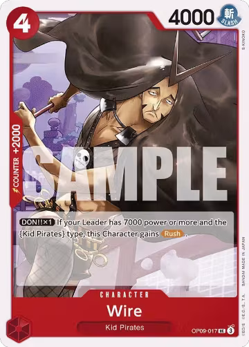 Wire (OP09-017), Emperors in the New World — One Piece card price