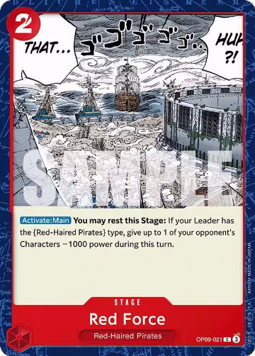 Red Force (OP09-021), Emperors in the New World — One Piece card price