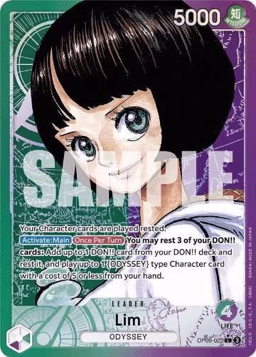 Lim (022) (Parallel) (OP09-022), Emperors in the New World — One Piece card price