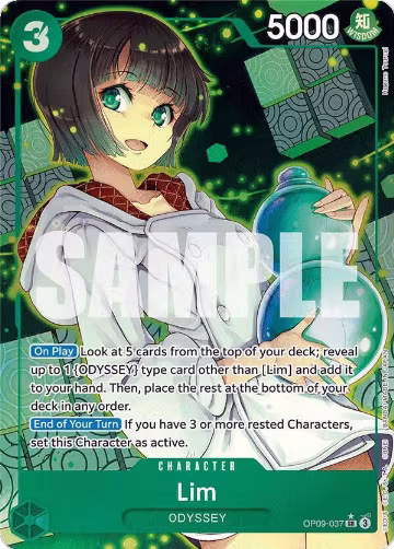 Lim (037) (Parallel) (OP09-037), Emperors in the New World — One Piece card price