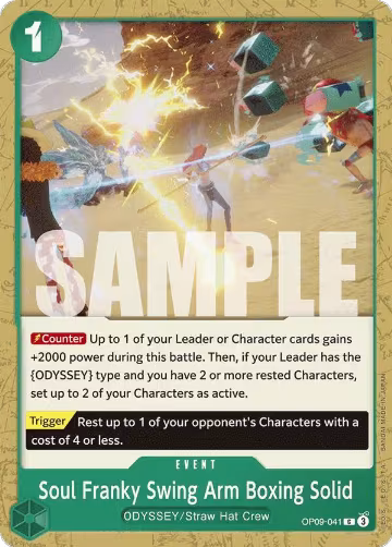 Soul Franky Swing Arm Boxing Solid (OP09-041), Emperors in the New World — One Piece card price