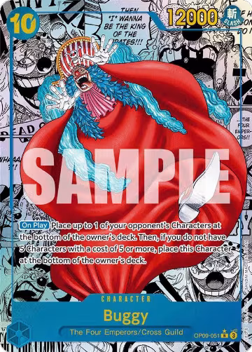 Buggy (051) (Manga) (OP09-051) — card price