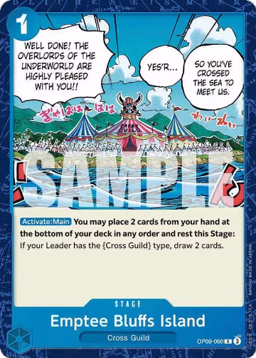 Emptee Bluffs Island (OP09-060), Emperors in the New World — One Piece card price