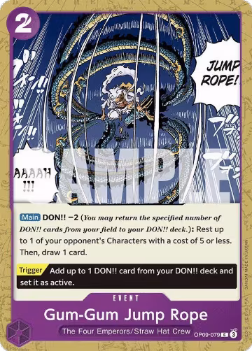 Gum-Gum Jump Rope (OP09-079), Emperors in the New World — One Piece card price