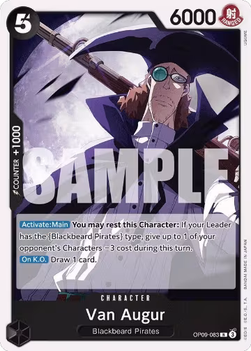 Van Augur (OP09-083), Emperors in the New World — One Piece card price