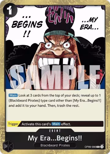 My Era...Begins!! (OP09-096), Emperors in the New World — One Piece card price