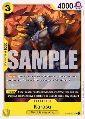 Karasu (OP09-100), Emperors in the New World — One Piece card price