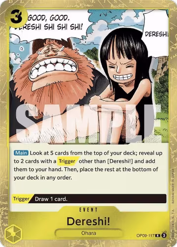 Dereshi! (OP09-117), Emperors in the New World — One Piece card price