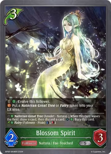 Blossom Spirit (BP07-008EN), Verdant Steel — Shadowverse card price