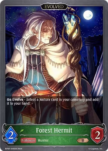 Forest Hermit (Evolved) (BP07-015EN), Verdant Steel — Shadowverse card price