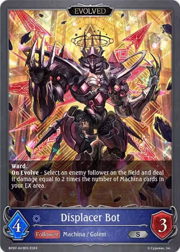 Displacer Bot (Evolved) (BP07-043EN), Verdant Steel — Shadowverse card price