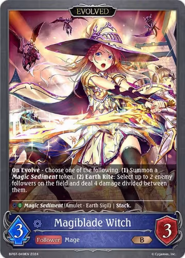 Magiblade Witch (Evolved) (BP07-049EN), Verdant Steel — Shadowverse card price
