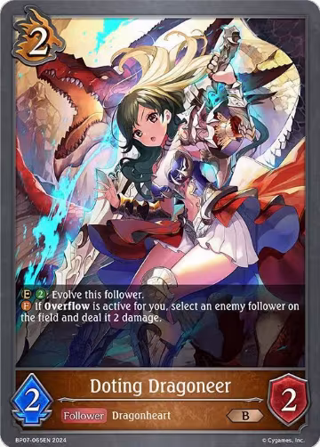 Doting Dragoneer (BP07-065EN), Verdant Steel — Shadowverse card price