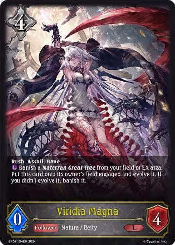 Viridia Magna (BP07-104EN), Verdant Steel — Shadowverse card price