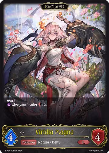 Viridia Magna (Evolved) (BP07-105EN), Verdant Steel — Shadowverse card price
