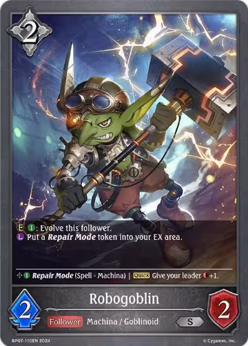 Robogoblin (BP07-110EN), Verdant Steel — Shadowverse card price
