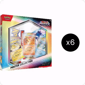 Prismatic Evolutions Poster Collection Case, Prismatic Evolutions — Pokémon sealed product price