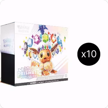 Prismatic Evolutions Elite Trainer Box Case, Prismatic Evolutions — Pokémon sealed product price