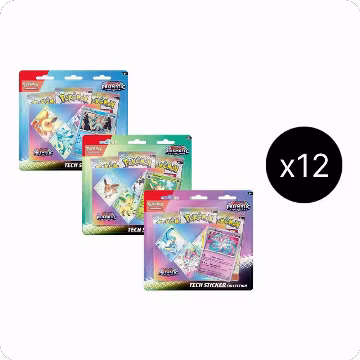 Prismatic Evolutions Tech Sticker Collection Case, Prismatic Evolutions — Pokémon sealed product price