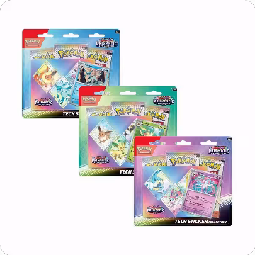 Prismatic Evolutions Tech Sticker Collection [Set of 3], Prismatic Evolutions — Pokémon sealed product price